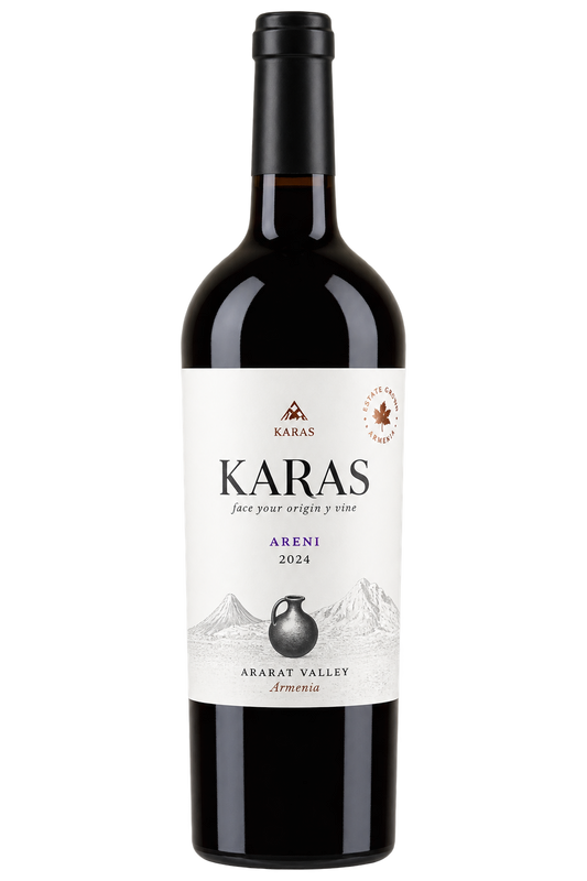 Karas Areni 2024 Armenian Red Wine 750ML bottle
