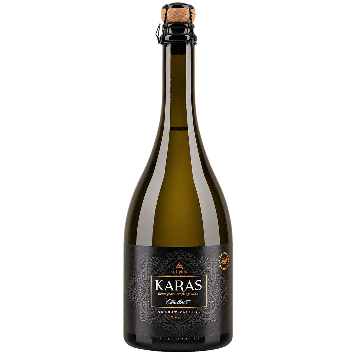 Karas Extra Brut Sparkling Wine 750ml bottle