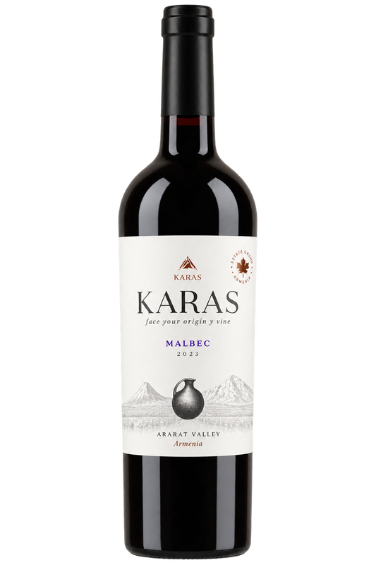 Karas Malbec 2023 Armenian Red Wine 750ML bottle