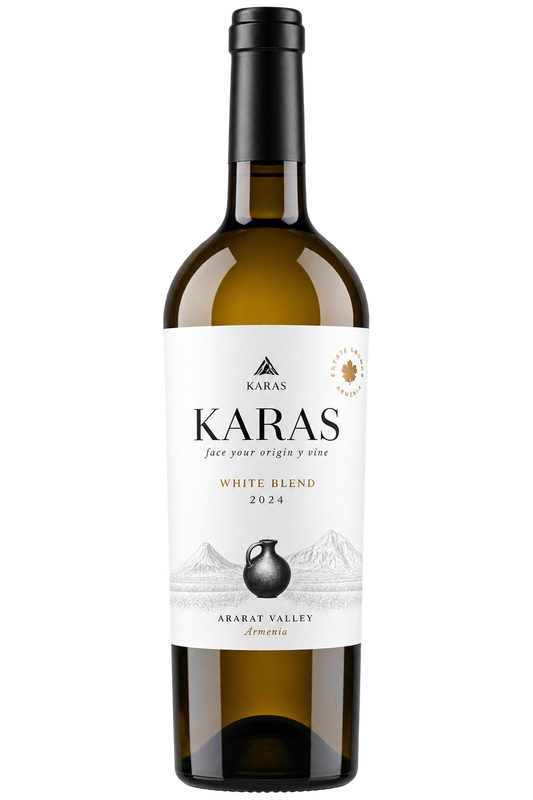Karas White Blend 2024 Armenian White Wine 750ML bottle
