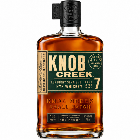 Knob Creek 7 Year Old Kentucky Straight Rye Whiskey 750ML