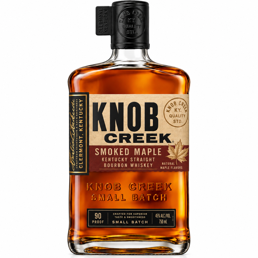 Knob Creek Smoked Maple Bourbon Whiskey 750ML