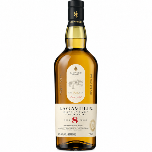 Lagavulin 8 Year Old Islay Single Malt Scotch Whisky 750ML