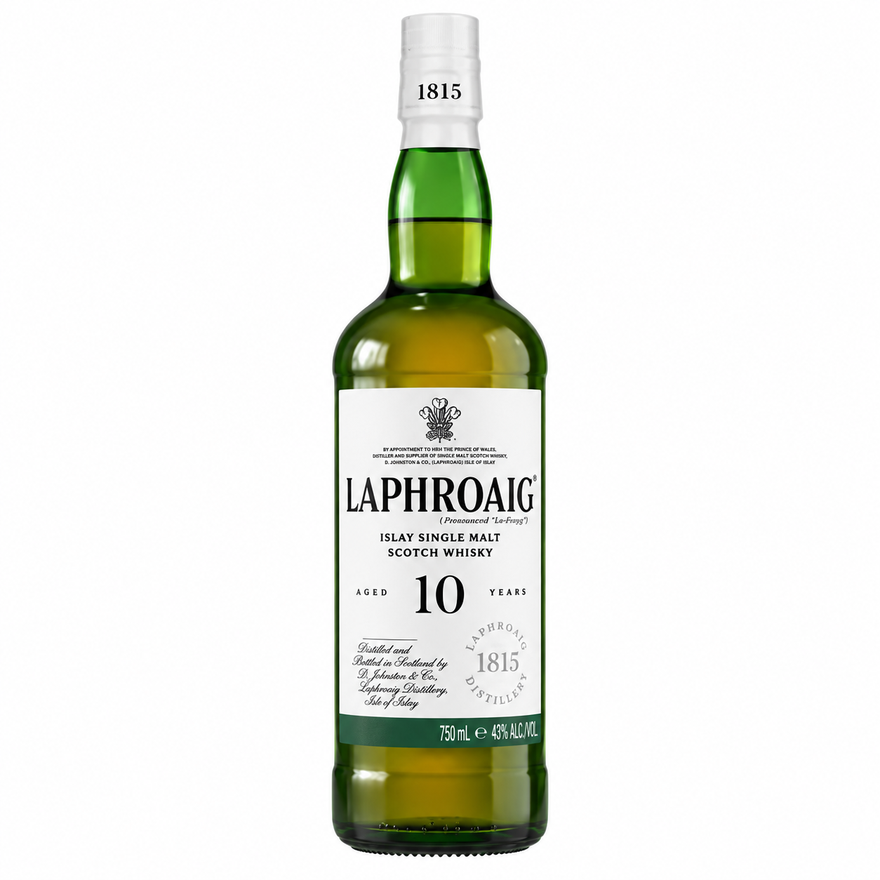 Laphroaig 10 Year Old Single Malt Scotch Whisky 750ML