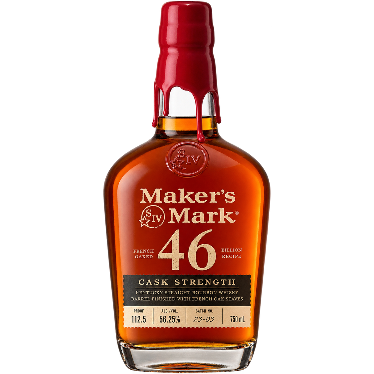 Maker's Mark 46 Cask Strength French Oaked Bourbon Whisky 750ML