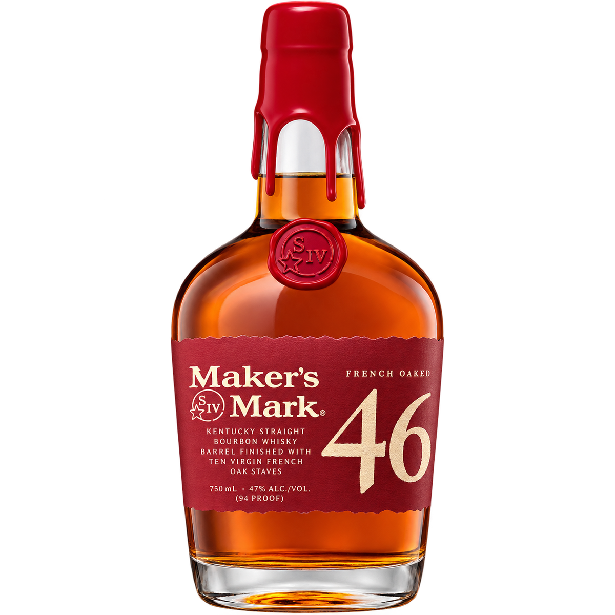 Maker's Mark 46 French Oaked Bourbon Whisky 750ML bottle