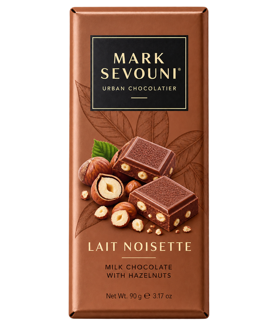 Mark Sevouni Lait Noisette Hazelnut Chocolate Bar 90g