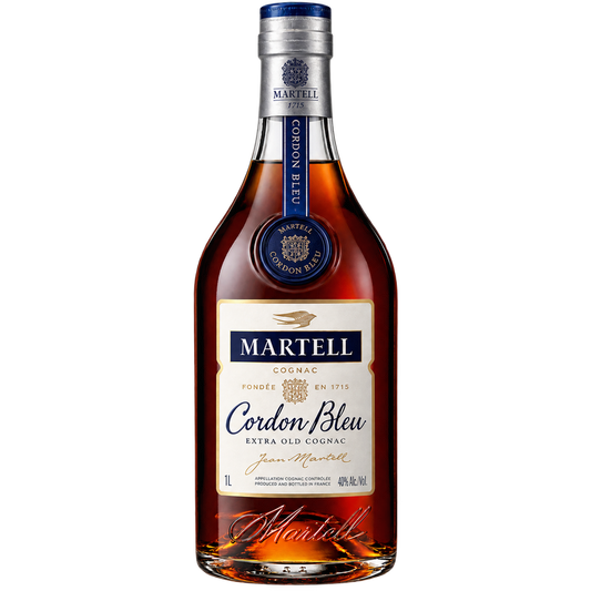 Martell Cordon Bleu XO Cognac 1L bottle