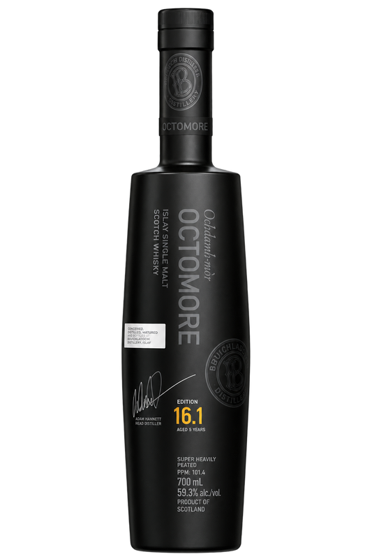 Octomore Edition 16.1 5 Year Old Islay Single Malt Scotch Whisky 700ML bottle