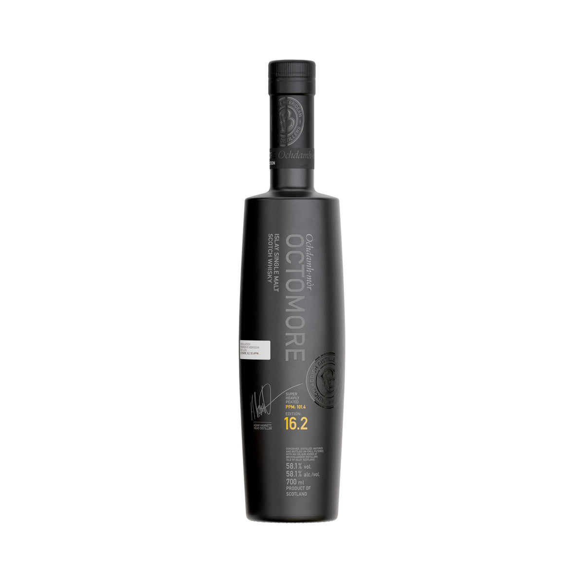 Octomore Edition 16.2 5 Year Old Islay Single Malt Scotch Whisky 700 mL bottle