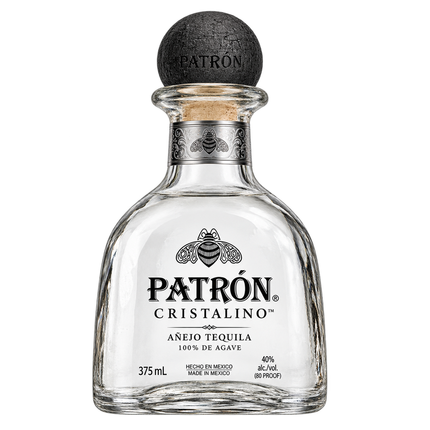 Patrón Añejo Cristalino Tequila 375ML bottle