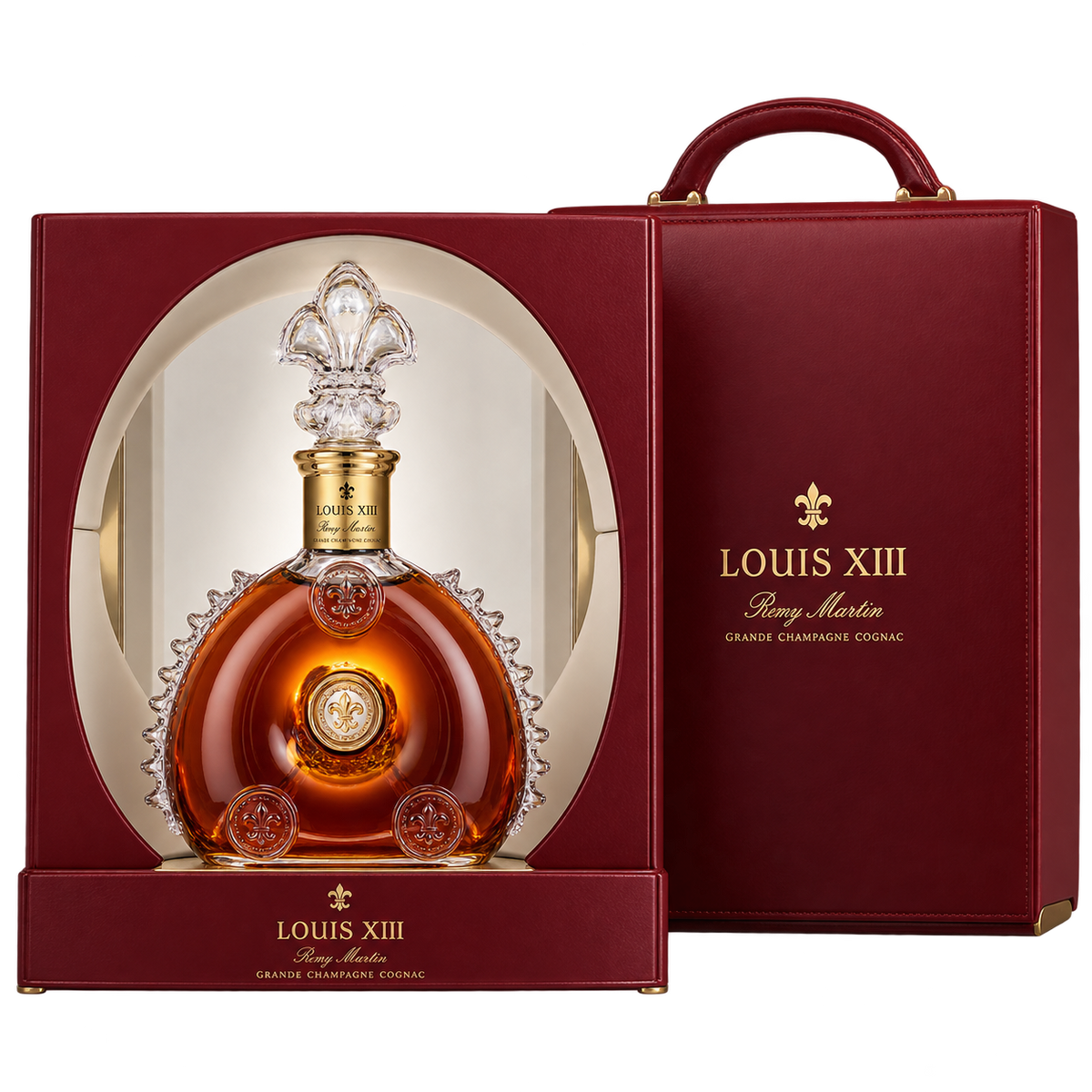 Rémy Martin Louis XIII Grand Champagne Cognac 700ML decanter and presentation case 