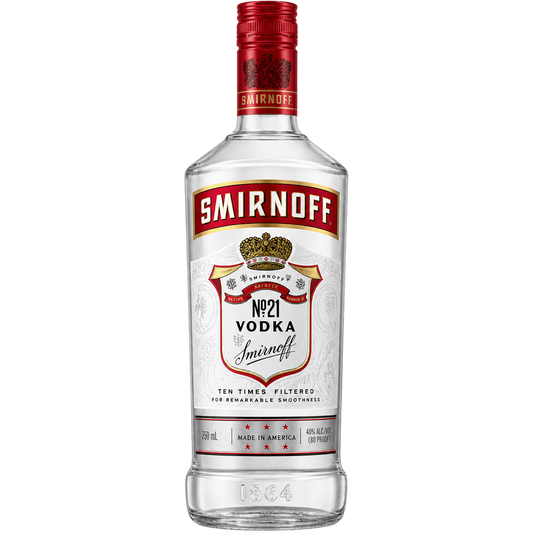Smirnoff No. 21 Vodka 750ML bottle