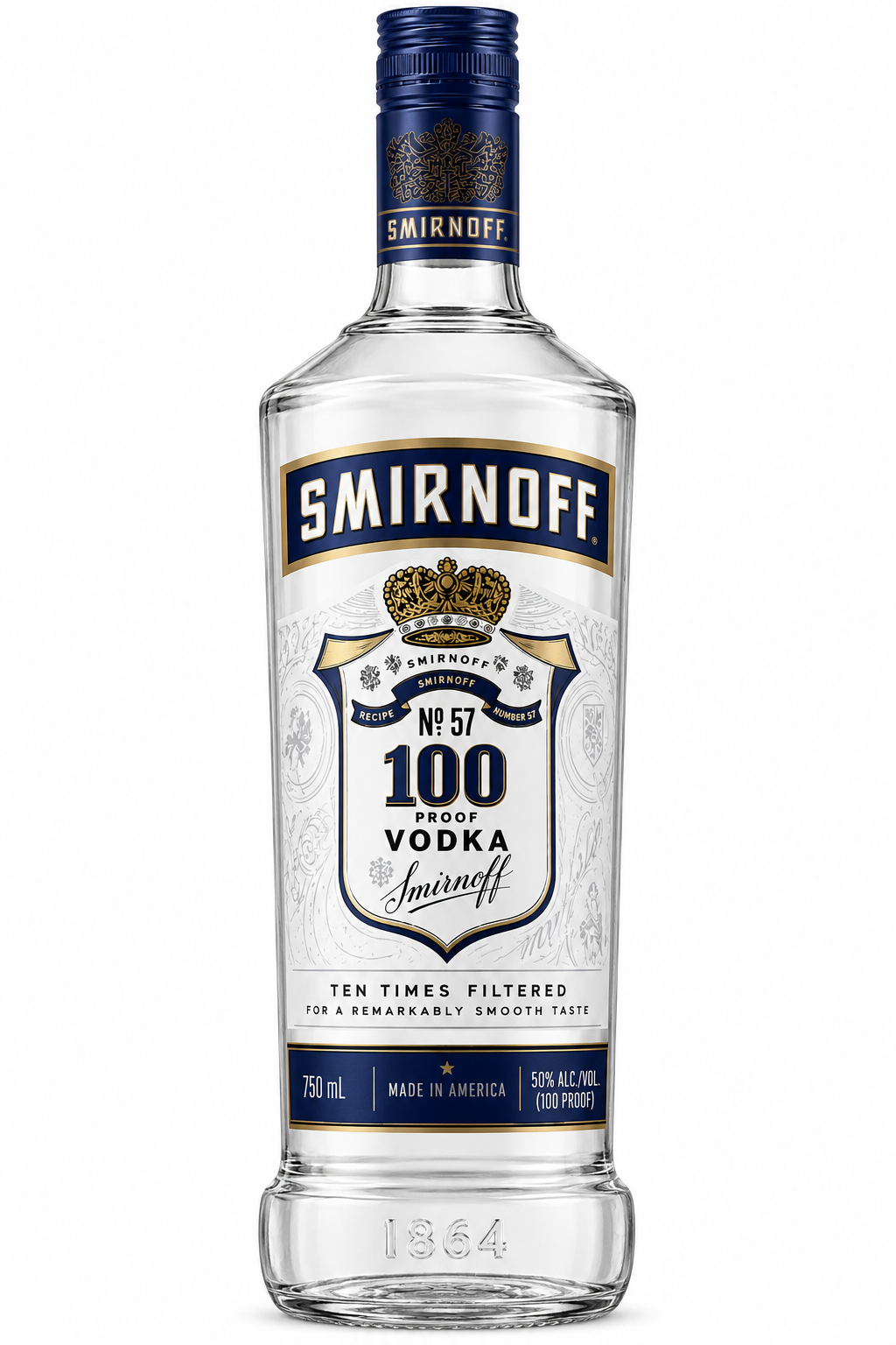 Smirnoff No. 57 100 Proof Vodka 750ML bottle