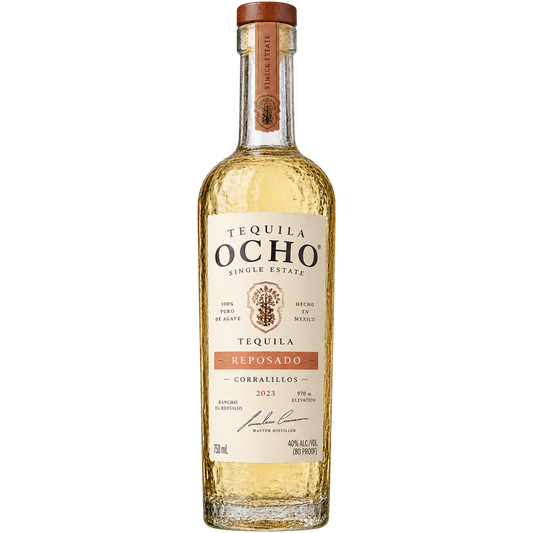 Tequila Ocho Reposado Single Estate Tequila 750ML bottle