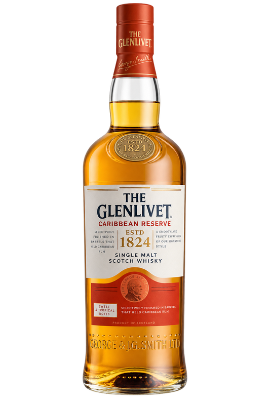 The Glenlivet Caribbean Reserve Single Malt Scotch Whisky 750ML bottle