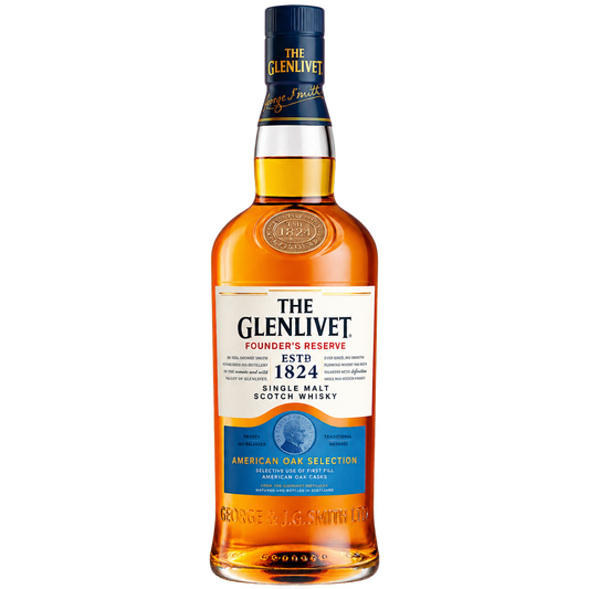 The Glenlivet Founder's Reserve Single Malt Scotch Whisky 750ML bottle