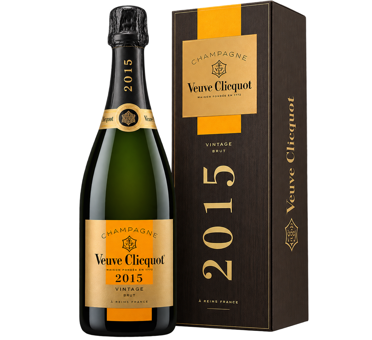 Veuve Clicquot Vintage Brut 2015 Gold Label Champagne Gift Box 750ML