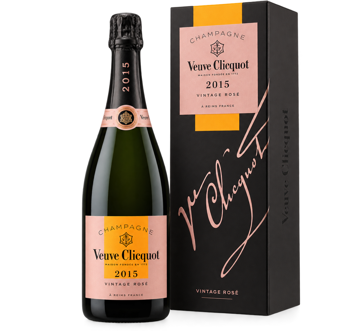 Veuve Clicquot Vintage Rosé Brut 2015 Champagne Gift Box 750ML