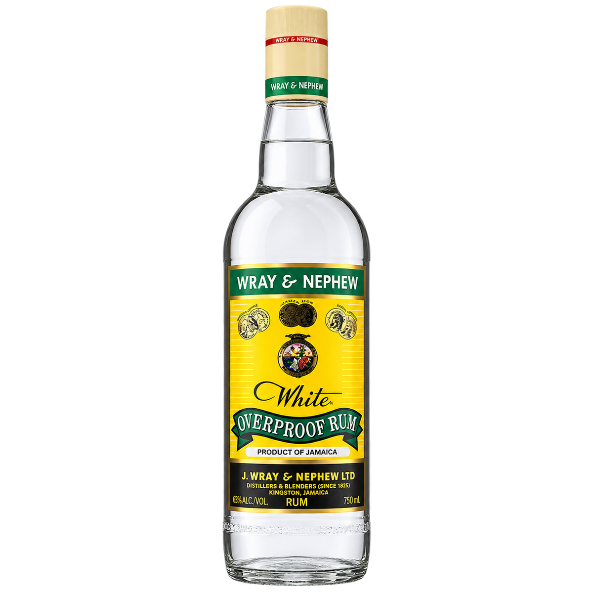Wray & Nephew White Overproof Rum 750ML bottle